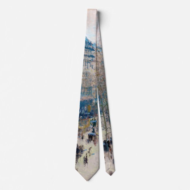 Paris Boulevard, Claude Monet Tie (Front)