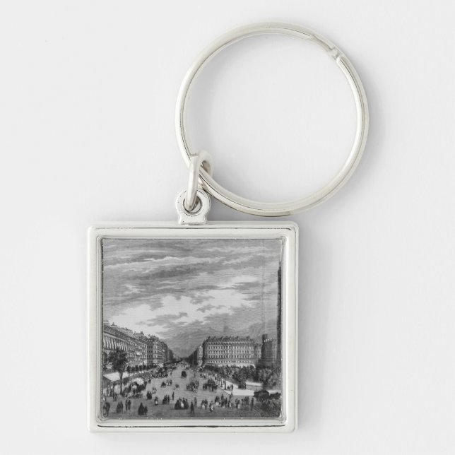 Paris, Boulevard de Sebastopol Key Ring (Front)