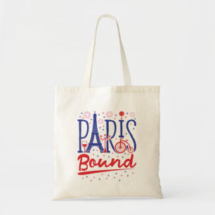 Paris Bound French Vacation Travel Traveller Tote Bag