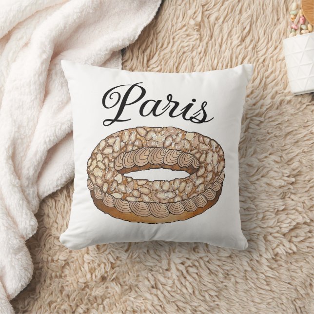 Paris Brest Choux Pastry French Patisserie France Cushion (Blanket)