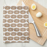 Paris Brest Choux Pastry French Patisserie France Tea Towel<br><div class="desc">Design features an original food-themed marker illustration of a Paris-Brest, a traditional French dessert comprised of choux pastry and praline cream and topped with almonds. A staple in patisseries in Paris, and throughout France, as well as French bakeries worldwide. Ideal for your favourite foodie, pastry chef, baker, Francophile, or lover...</div>
