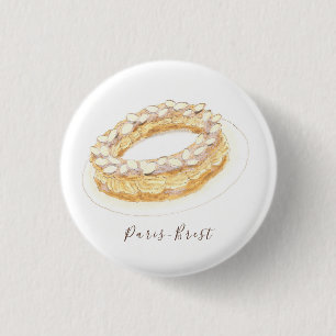 Paris-Brest watercolor 3 Cm Round Badge