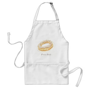 Paris-Brest watercolor Standard Apron