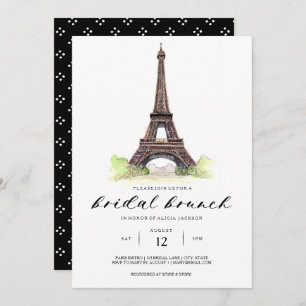 Paris Bridal Brunch Invitation