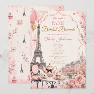 Paris Bridal Brunch Invitation