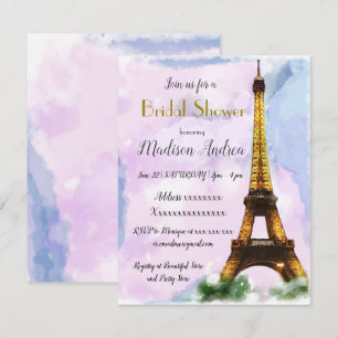 Paris Bridal Shower Invitation