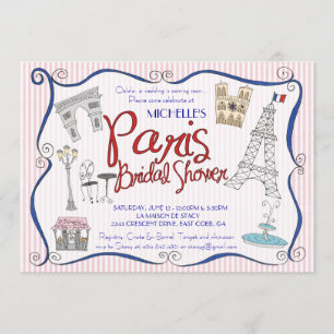 Paris Bridal Shower Invitation