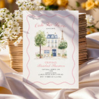Paris Bridal Shower Parisian Cafe