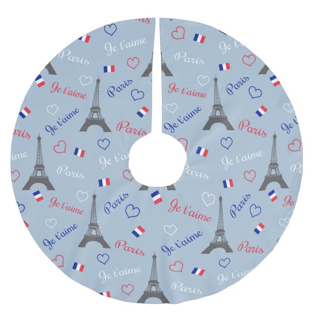 Paris Brushed Polyester Tree Skirt (Front)