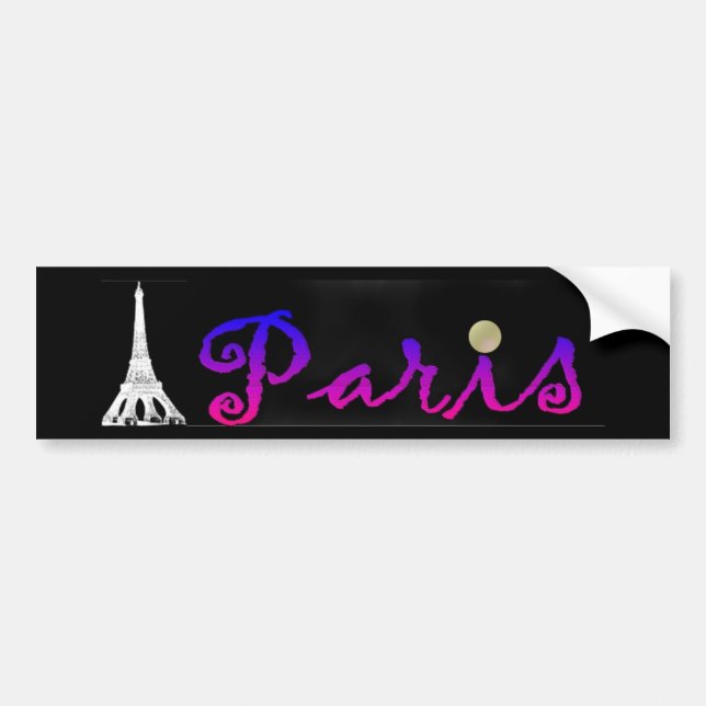 Paris Bumper Sticker (Front)