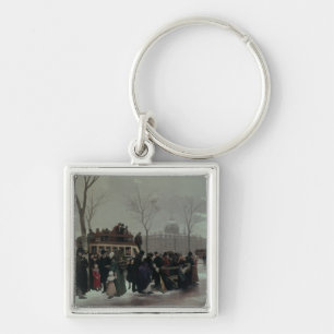 Paris Bus Accident Key Ring