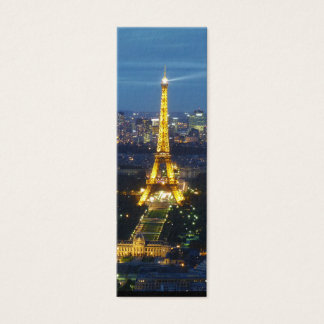 Paris by Night Eiffel Tower Mini Bookmark