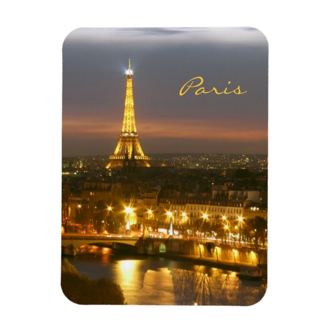 Paris by Night Magnet (Vertical)