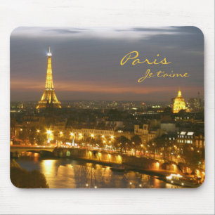 Paris by Night Mouse Mat