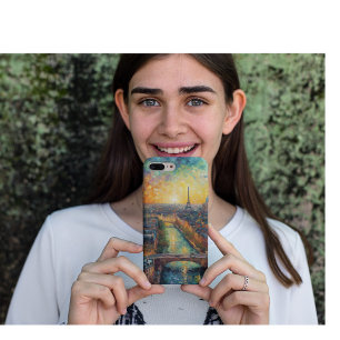 Paris by night van Gogh style iPhone 13 Case