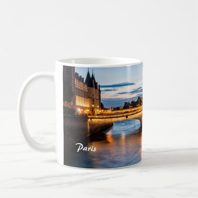 Paris by sunset coffee mug (Left)