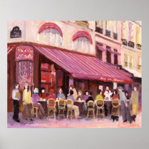 Paris Cafe Bar Poster