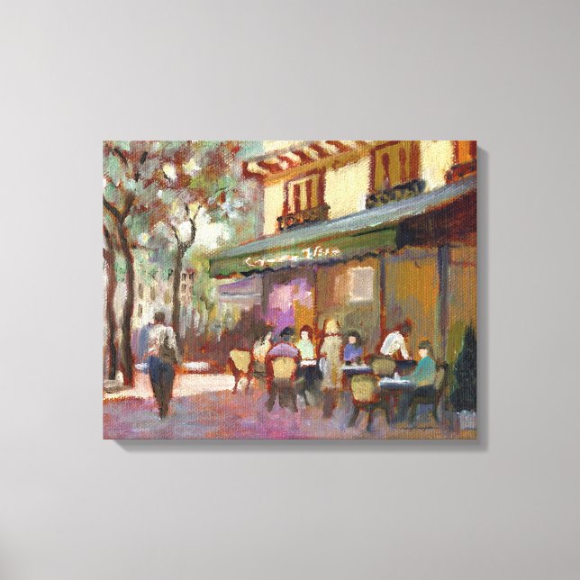 Paris Cafe Canvas Print (Front)