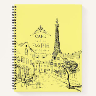 Paris Cafe Notebook