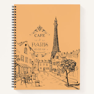 Paris Cafe Notebook