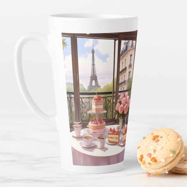 Paris Cafe Patisserie Dessert Cake Coffee Shop Latte Mug (In Situ)