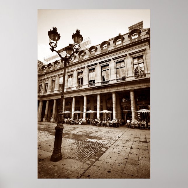 Paris Cafe Scene (III) Poster (Front)