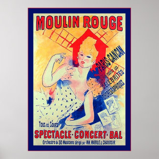 Paris CanCan ~ Vintage French Advertising Poster
