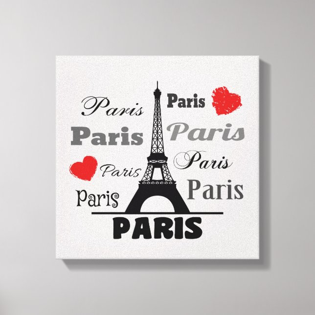Paris Canvas Print (Front)