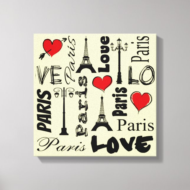 Paris Canvas Print (Front)