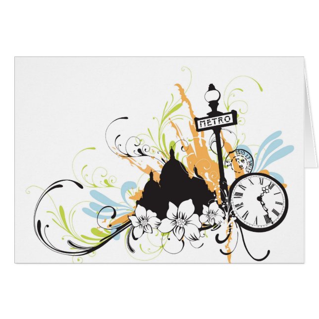 Paris Card (Front Horizontal)