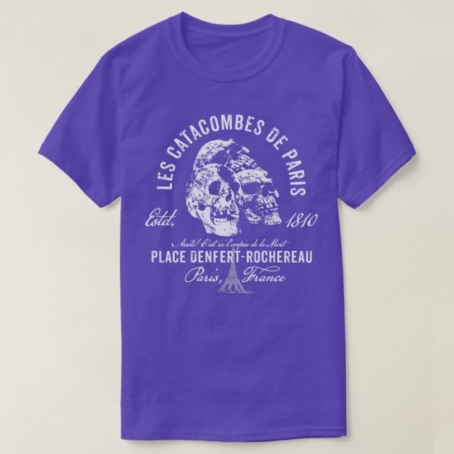 Paris Catacombs T-Shirt (Design Front)