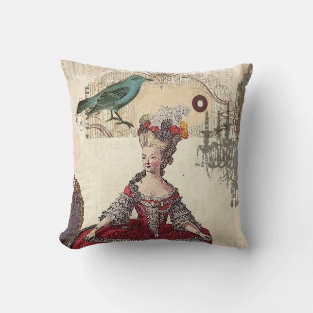 Paris Chandelier french queen  Marie Antoinette Cushion (Front)