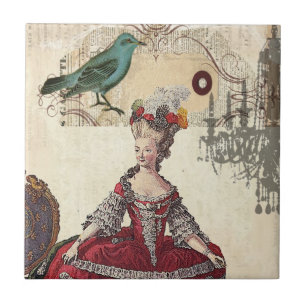 Paris Chandelier french queen  Marie Antoinette Tile