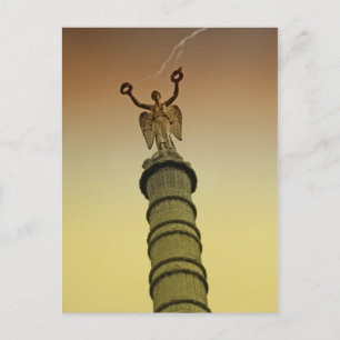 Paris - Châtelet Victory Column Postcard