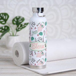 Paris Chic custom Water Bottle