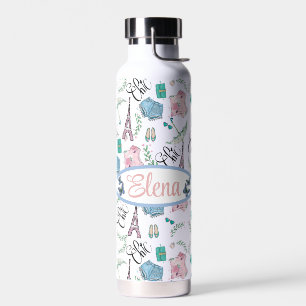 Paris Chic custom Water Bottle