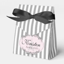 Paris Chic cute little personalised favour box