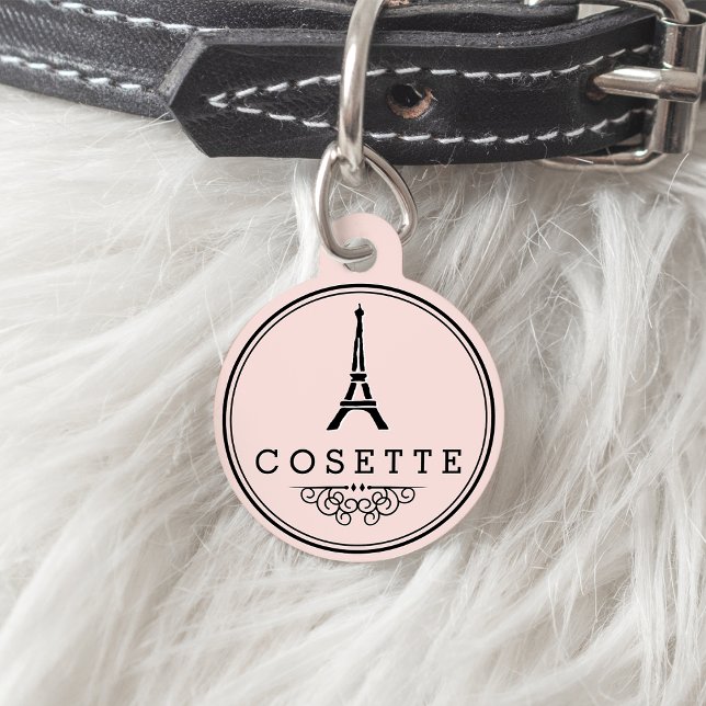 Paris Chic | Eiffel Tower Pet Tag (Creator Uploaded)
