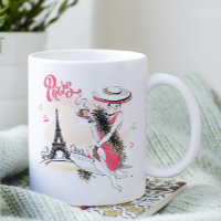Paris Chic Modern Fashionable Woman