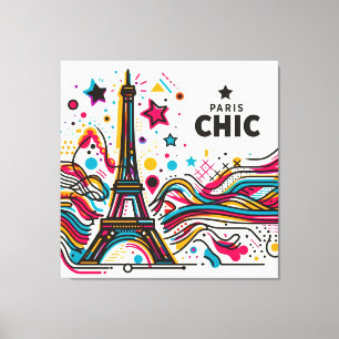 Paris Chic Vibes #2 Canvas Print