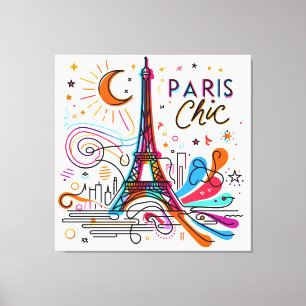 Paris Chic Vibes #3 Canvas Print