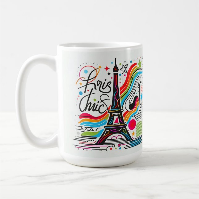 Paris Chic Vibes #4 Coffee Mug (Left)