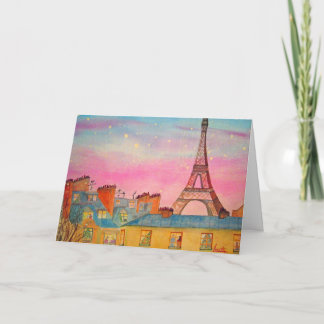 Paris Christmas Holiday Card