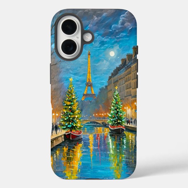 Paris Christmas Night iPhone / iPad case (Back)