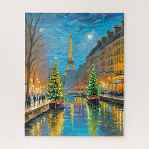 Paris Christmas Night Jigsaw Puzzle