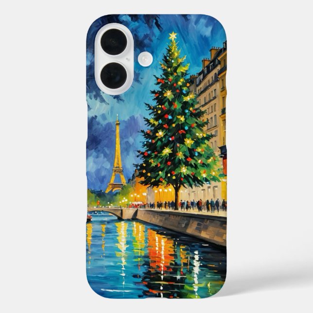 Paris Christmas tree iPhone / iPad case (Back)