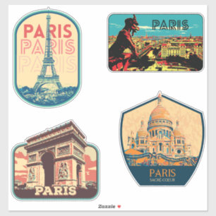 Paris city France is my proud hometown pack Sticke