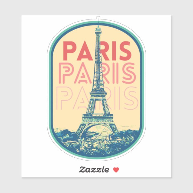 Paris city France is my proud hometown Sticker (Sheet)