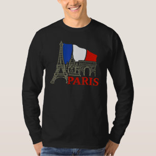Paris City France souvenir gift for men women_5 T-Shirt