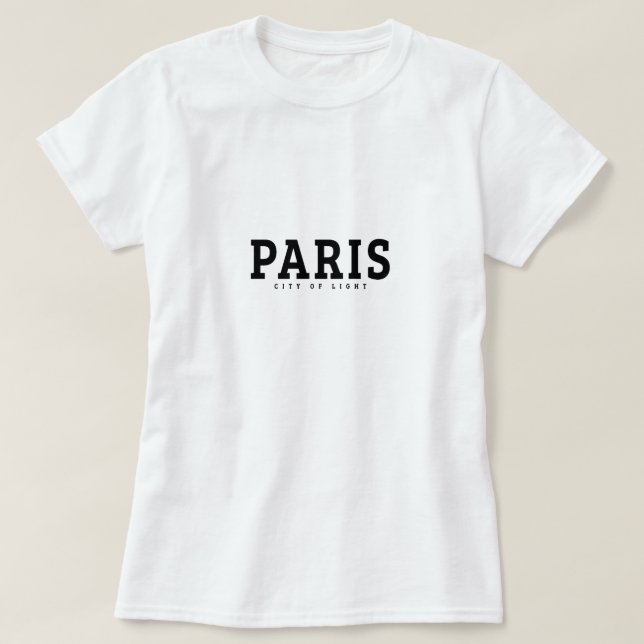 Paris - City of light T-Shirt (Design Front)